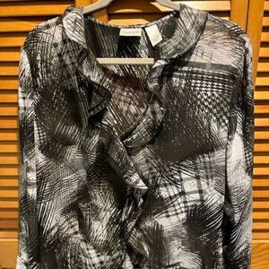 24. WOMENS CHICO’S 3/XL DETAIL TOP